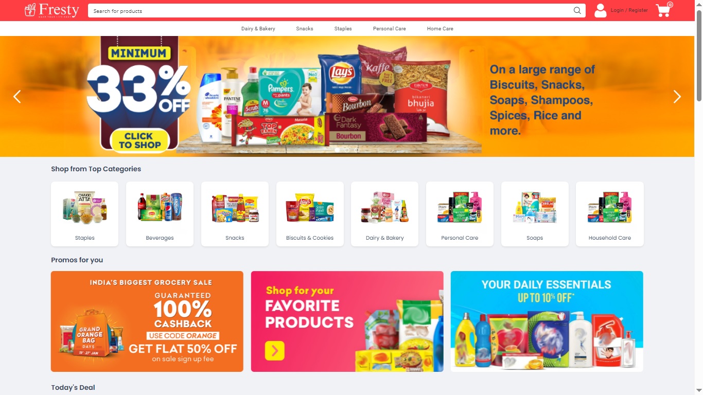 Fresty Grocery Shopping